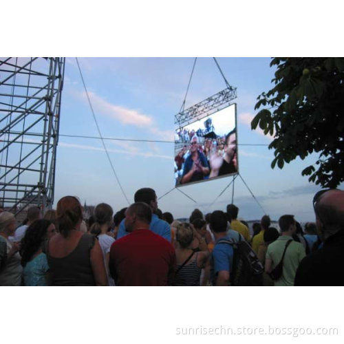High Refresh Rate LED Advertising Curved Curtain Screens for Concerts and Stages